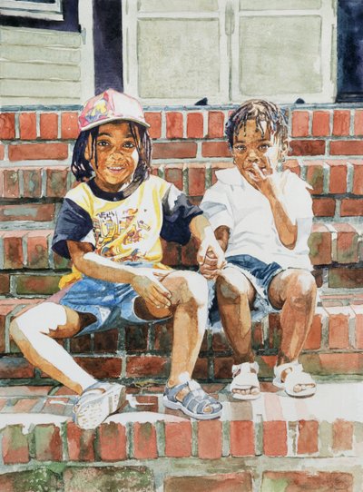 On the Front Step by Colin Bootman